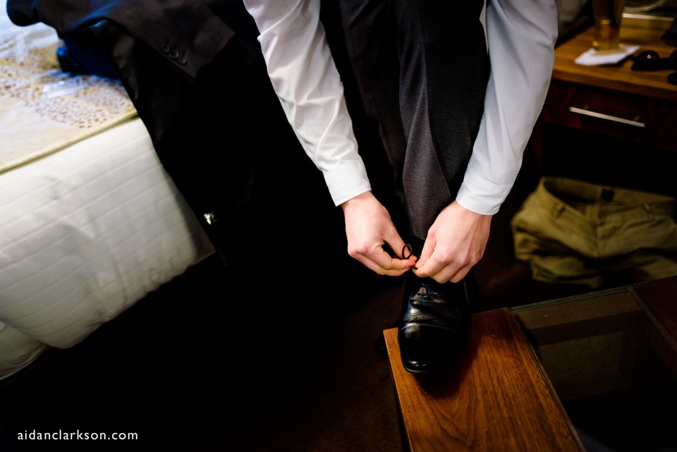 groom preparation photography at the ashbourne hotel