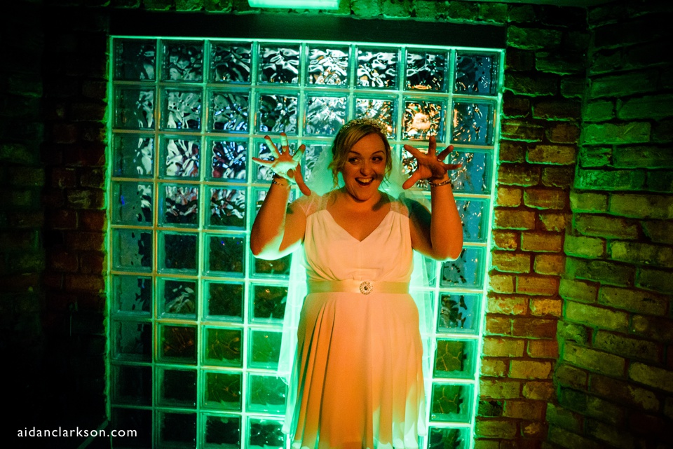 night time wedding photography at the ashbourne hotel