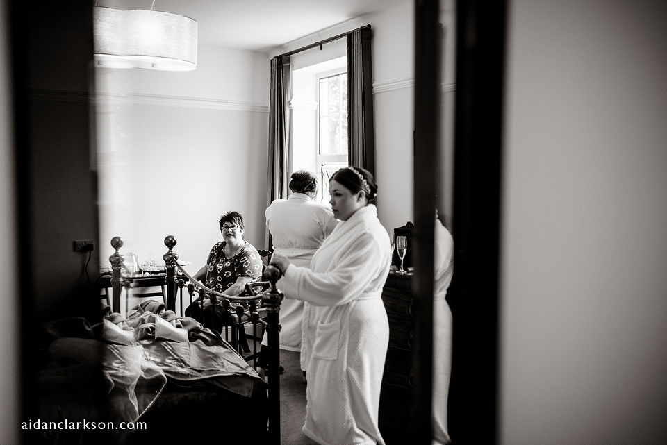 bridal preparations at hemswell court