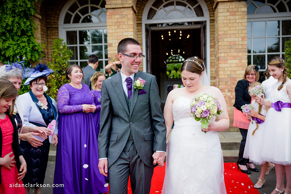 confetti photos at hemswell court