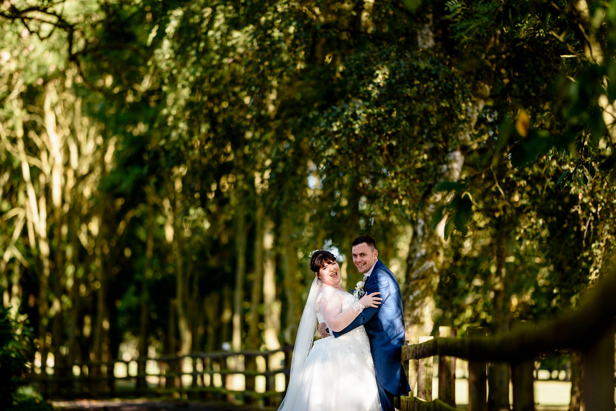 A man and woman posing for a picture at Laceby Manor.